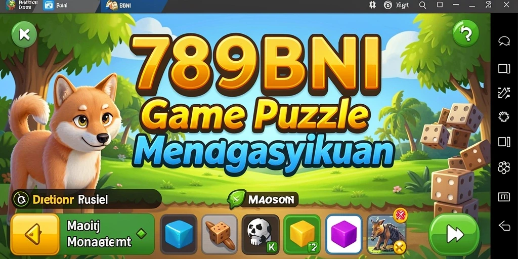 Screenshot utama gameplay 789BNI menampilkan tantangan puzzle yang menarik.
