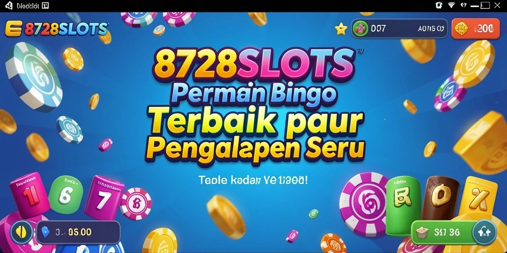 Gameplay seru Bingo di 8728SLOTS dengan berbagai pilihan meja.