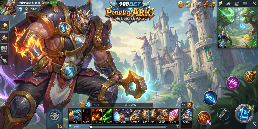 Tampilan menarik gameplay ARPG 988BET yang memukau dan seru.