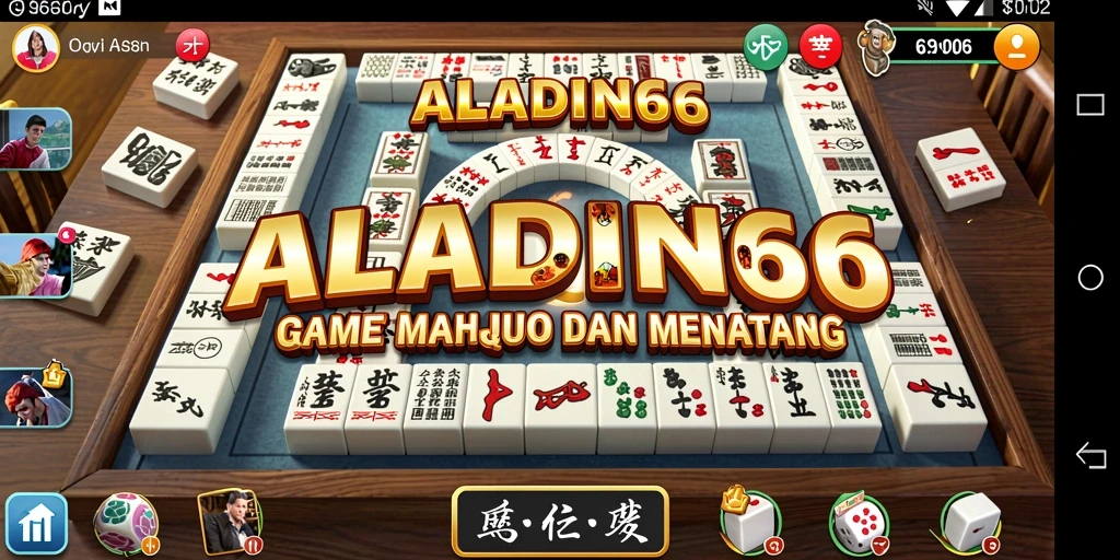 Tampilan permainan ALADIN66 yang menarik saat bermain Mahjong.