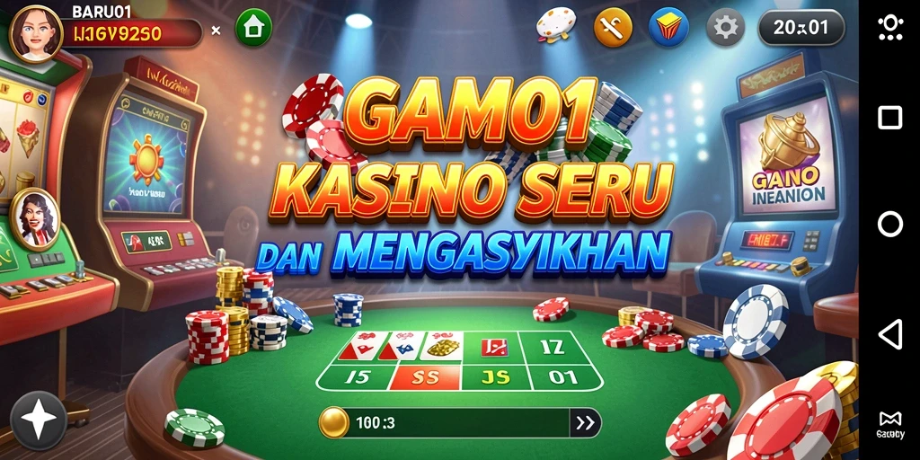 Tampilan menarik permainan kasino dalam <strong>BARU01</strong> dengan grafis menawan.
