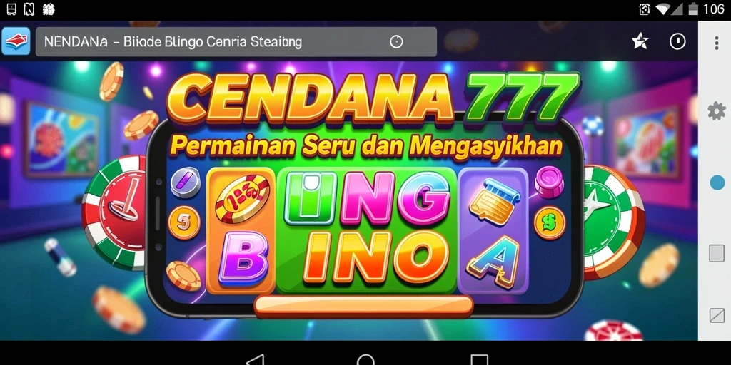 Tampilan gameplay CENDANA777 dengan elemen Bingo yang menarik.
