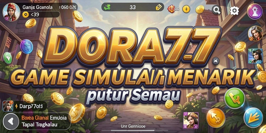 Screenshot gameplay DORA77 menampilkan karakter dan lingkungan yang dinamis.
