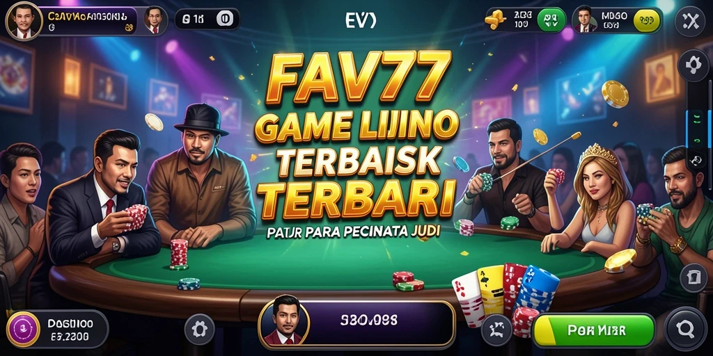 Tampilan gameplay Live Casino yang menarik di FAV77.