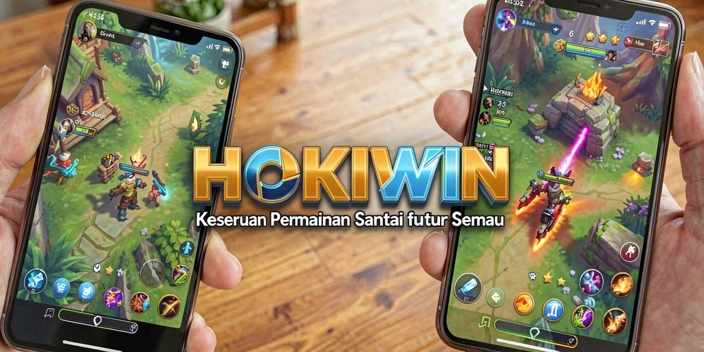 Screenshot HOKIWIN menampilkan grafis permainan yang cerah dan menarik.