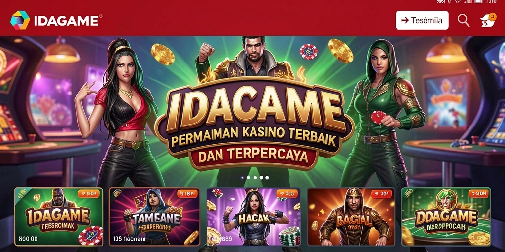 Tampilan gameplay menakjubkan dari aplikasi Kasino IDAGAME.