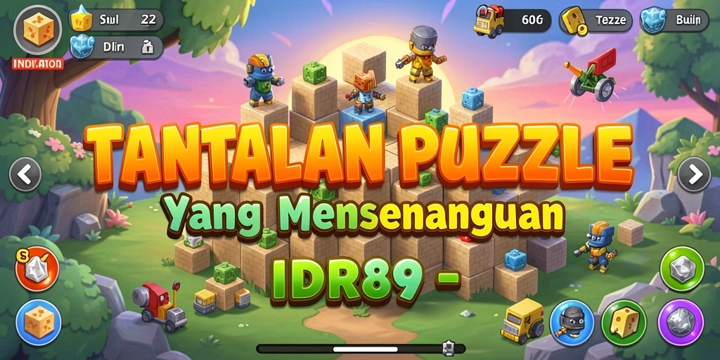 Screenshot gameplay IDR89 menampilkan tantangan puzzle yang seru.