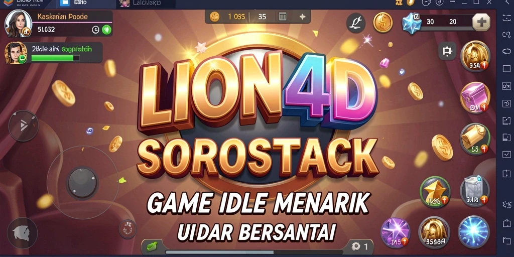 Tampilan gameplay LION4D yang menawan dan interaktif.