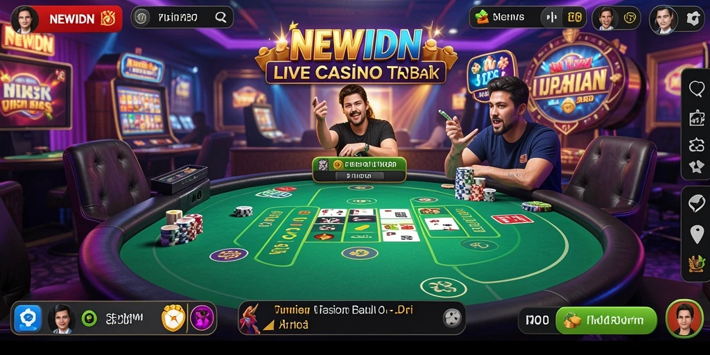 Screenshot dari gameplay Live Casino yang menarik dan interaktif.