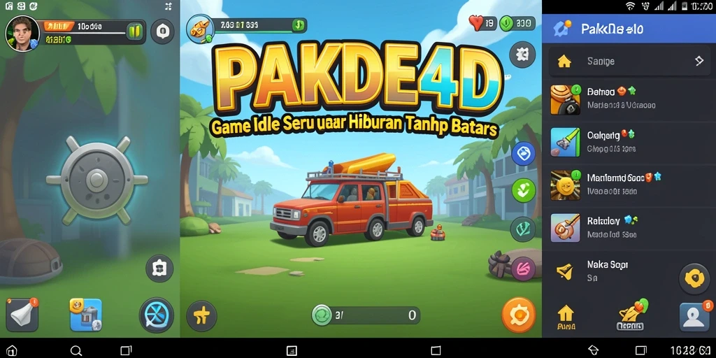 Tampilan gameplay PAKDE4D yang sederhana dan menarik.