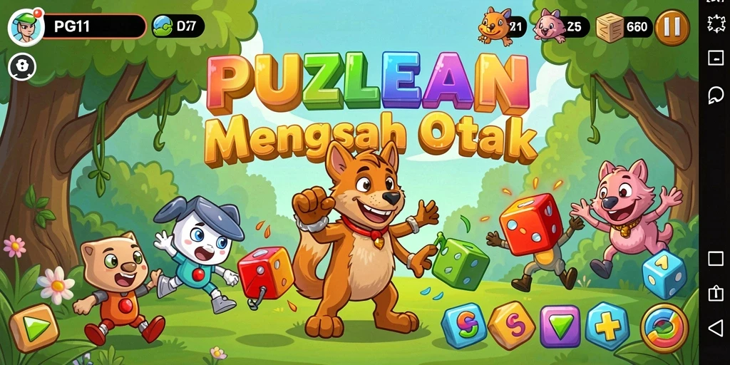 Tampilan gameplay menakjubkan dari PG11 dengan teka-teki yang menantang.