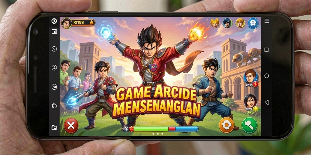 Tampilan gameplay RI188 yang penuh warna dan menyenangkan.