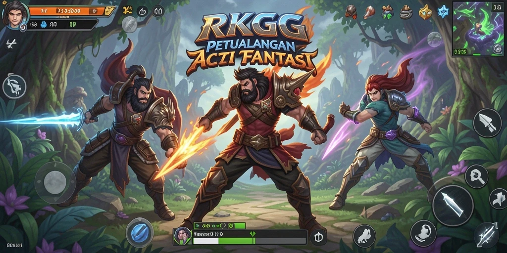 Tampilan menarik dari gameplay epik RKGG.