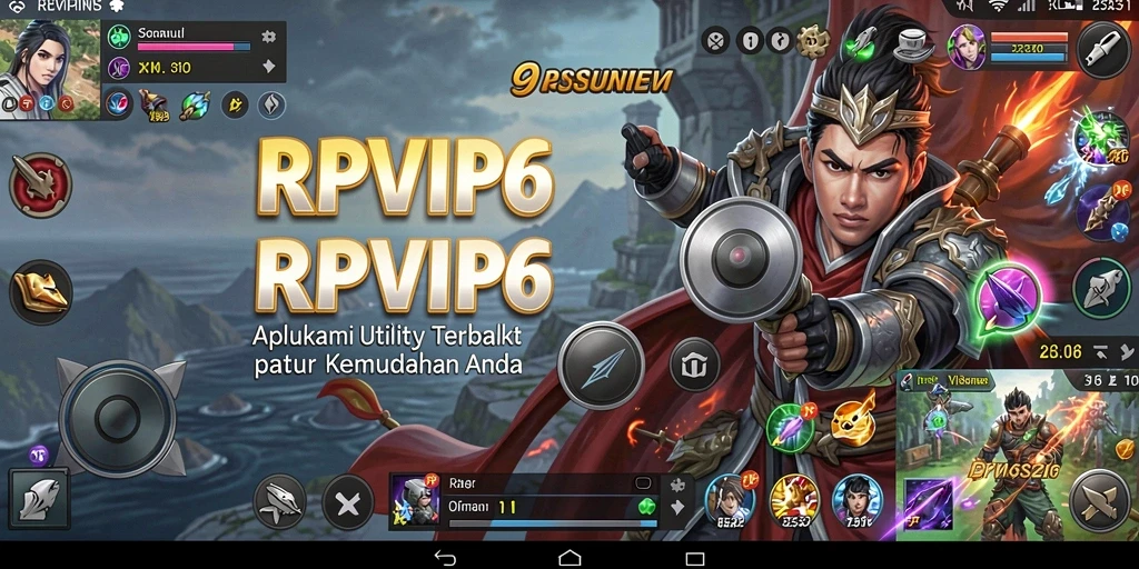 Tampilan antarmuka RPVIP6 yang sederhana dan fungsional.