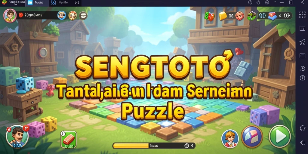 Tampilan gameplay SENGTOTO yang menarik saat memecahkan puzzle.