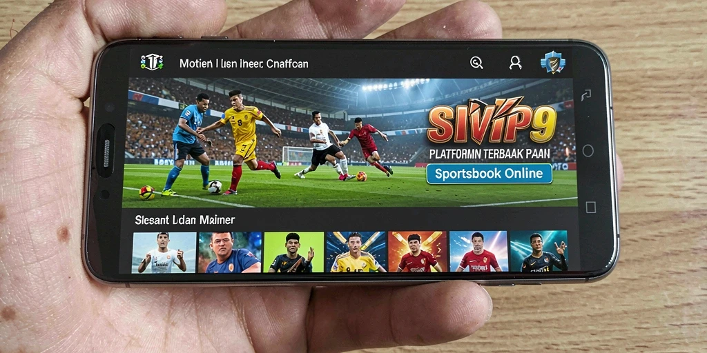 Tampilan gameplay Sportsbook yang menegangkan di SVIP9.
