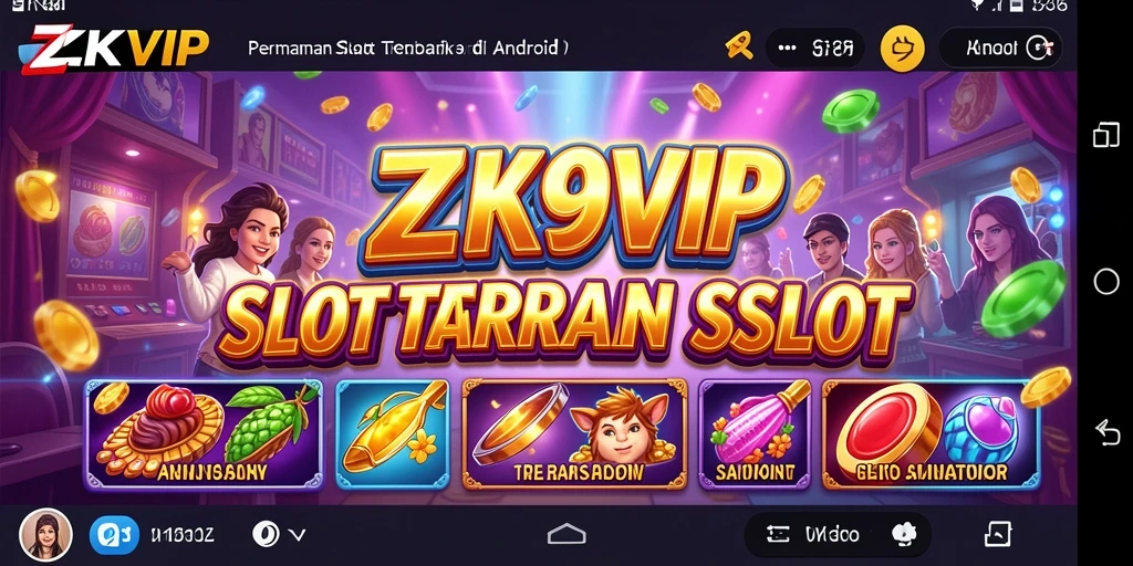Tampilan menarik gameplay slot dalam ZK9VIP yang memikat.